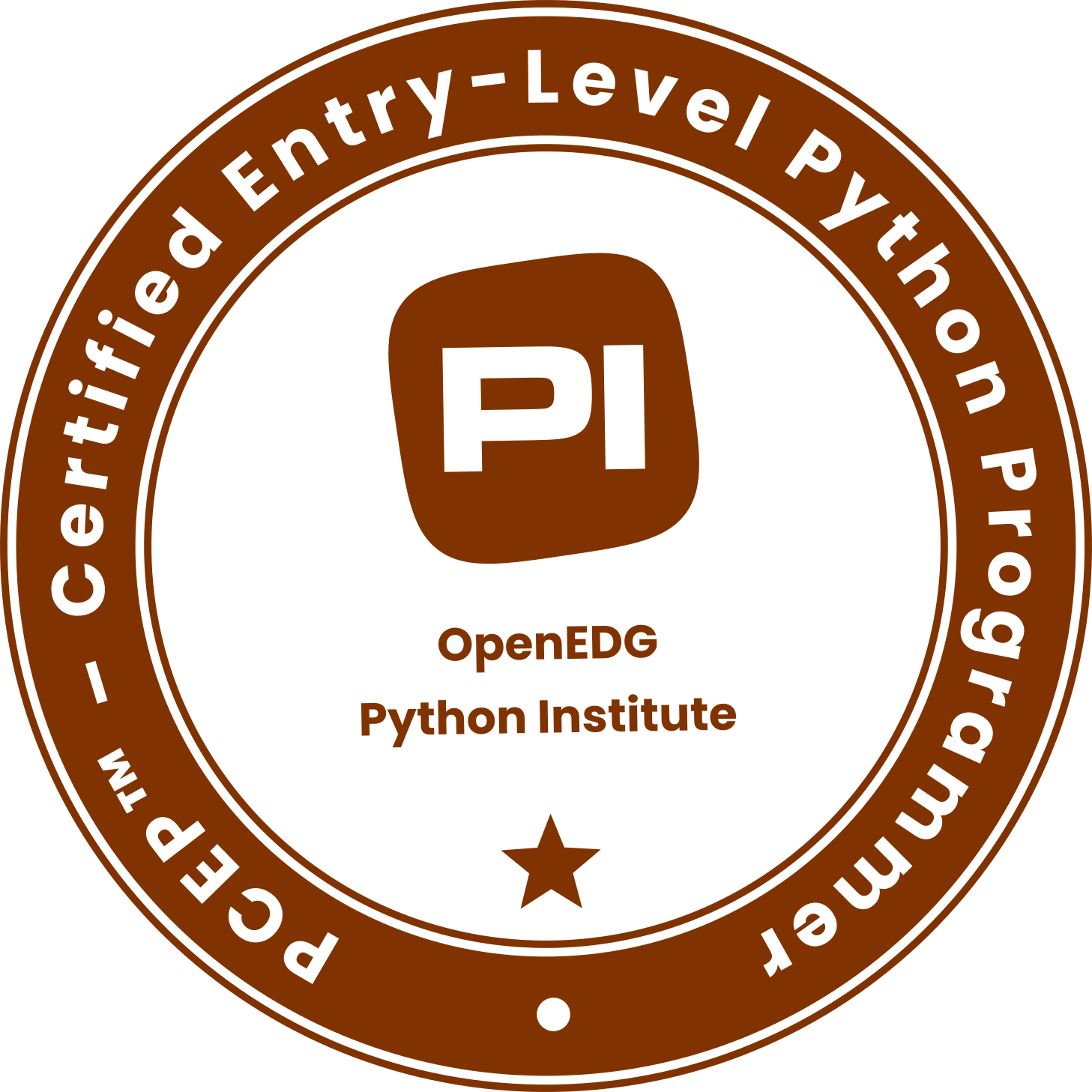 PCEP™ Certified Entry-Level Python Programmer